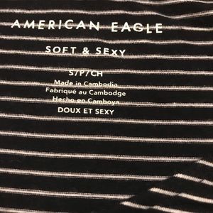 American eagle striped tee